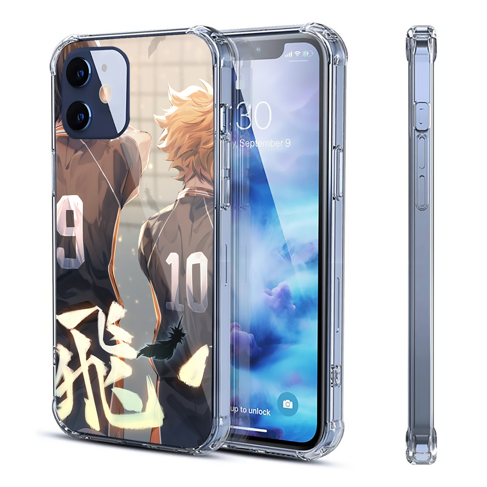 （画像用） ハイキュー!! Haikyu!! 【iPhone 12シリーズ対応】透明スマホケース（クリアソフトケース）
